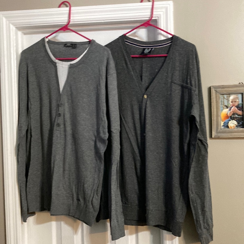 Men’s Revolution and Mexx Sweaters XL pkg of 2